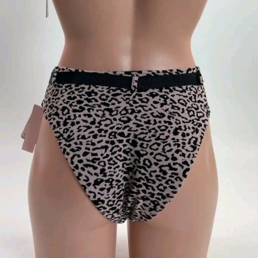 Victoria Secret Pink Black cheetah print bikini Size Medium - Picture 10 of 10